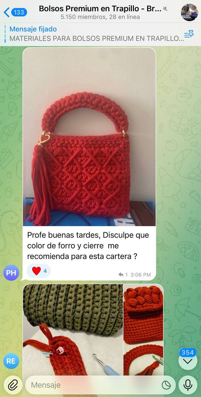 Captura de otro comentario compartido por una alumna